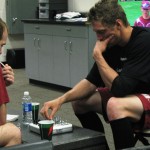 Astros rightfielder Hunter Pence playing chess while also working up a righteous bowel movement